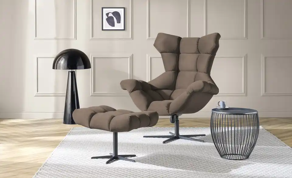 switch Sessel Sensi aus Samt, in Wohnsituation