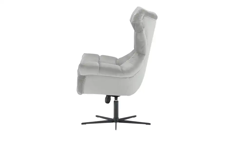 switch Sessel Sensi aus Samt, Profilansicht