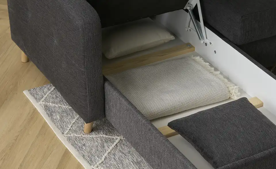 Ecksofa Venus mit Schlaffunktion, Detailansicht