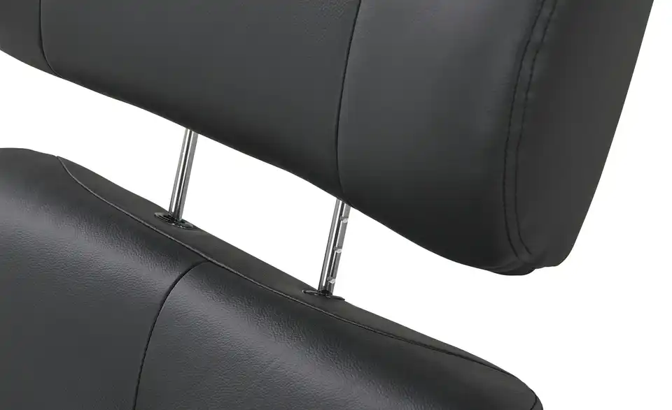 uno Sessel-Hocker-Set Arne aus Leder, Detailansicht