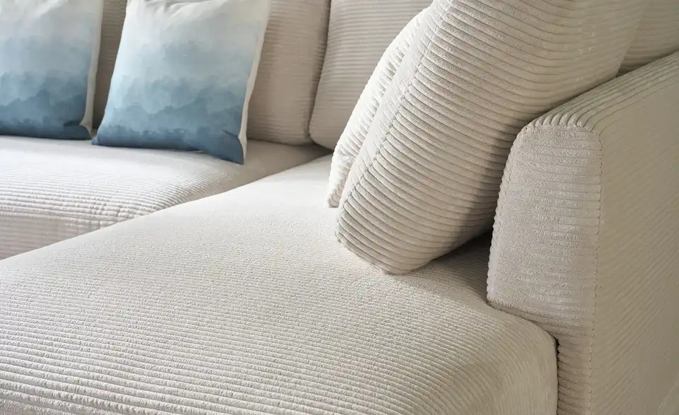 bobb Ecksofa mit Boxspringpolsterung Lisa de Luxe, Detailansicht