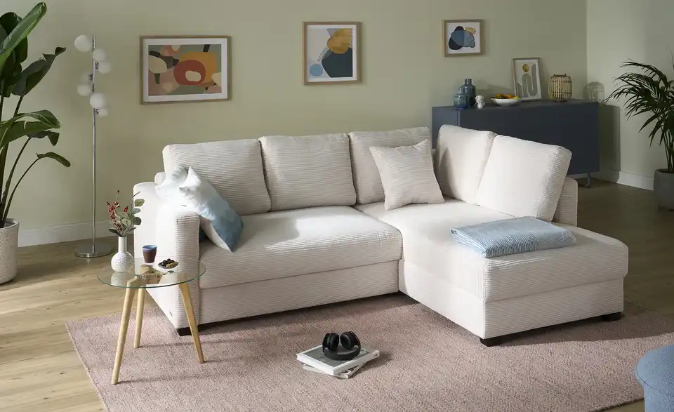 bobb Ecksofa mit Boxspringpolsterung Lisa de Luxe, Perspektive