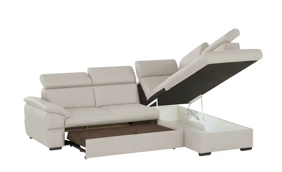 uno Ecksofa Town aus Echtleder, Funktionsansicht
