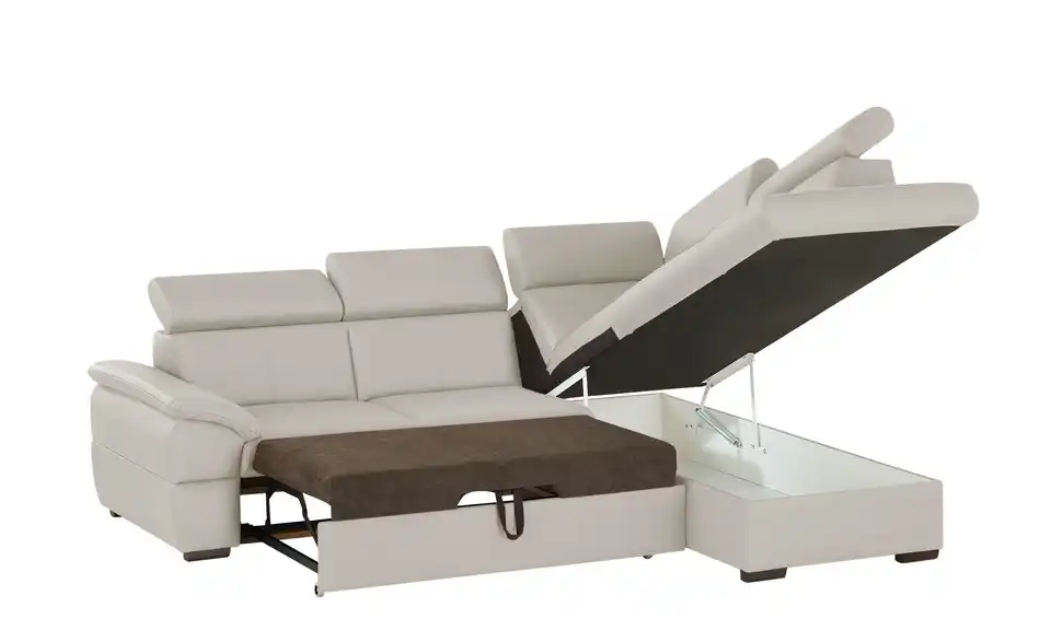 uno Ecksofa Town aus Echtleder, Funktionsansicht