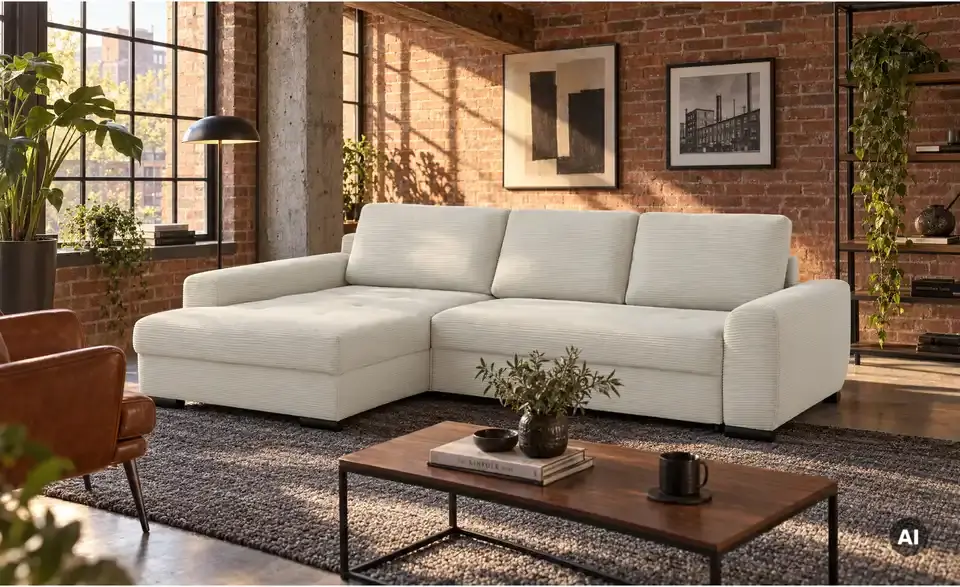 bobb Ecksofa Soumia, in Wohnsituation