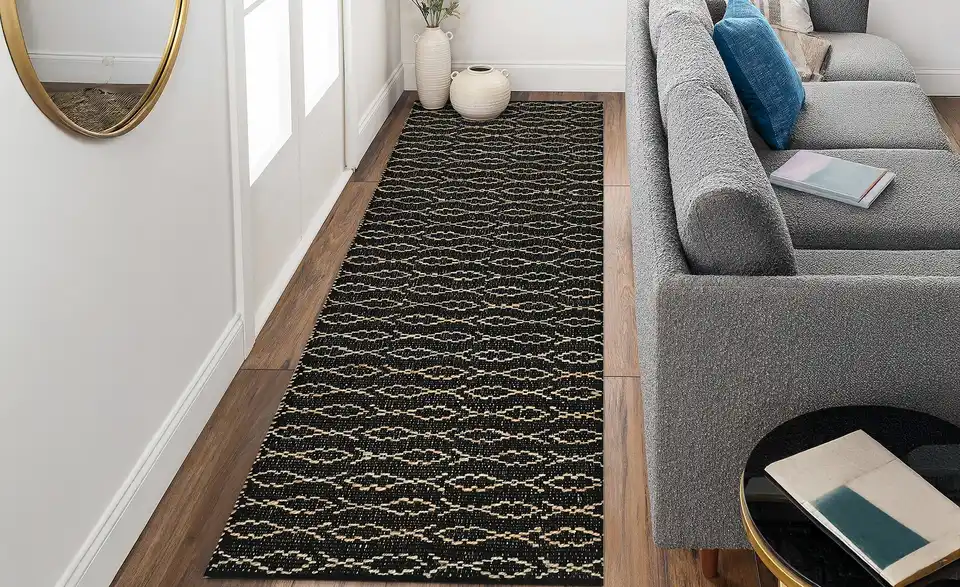 como Handweb-Teppich Delhi, in Wohnsituation