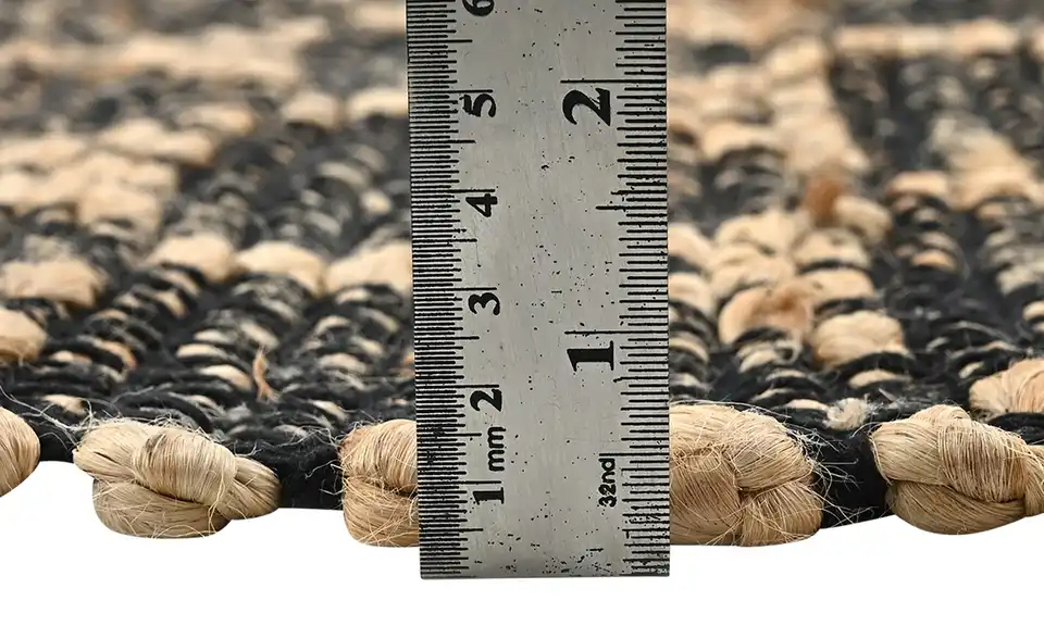 como Handweb-Teppich Rewa, Detailansicht