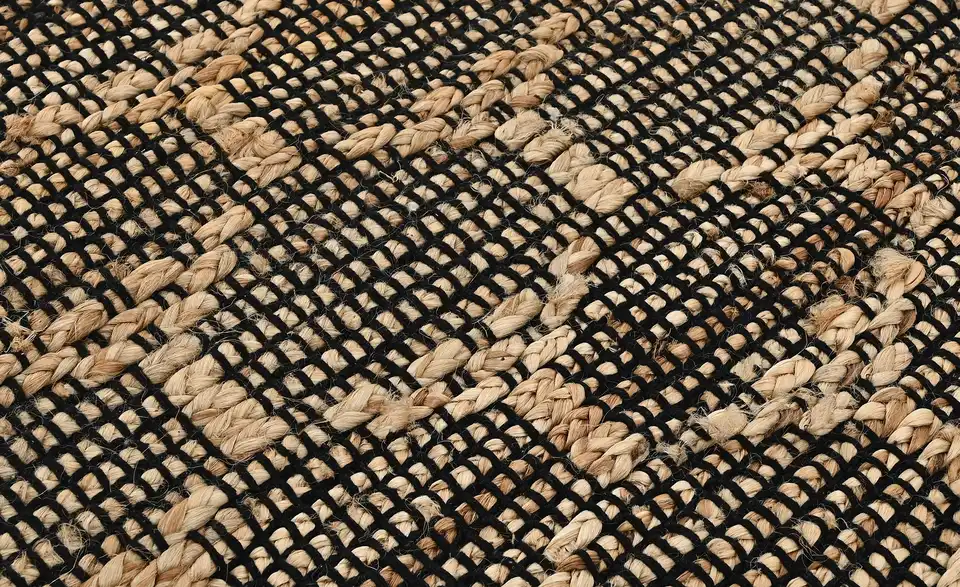 como Handweb-Teppich Rewa, Detailansicht