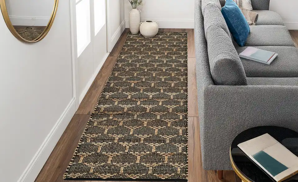 como Handweb-Teppich Rewa, in Wohnsituation