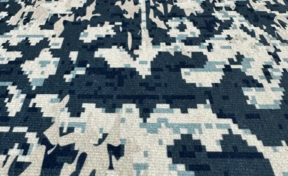 Webteppich Lukas, Detailansicht