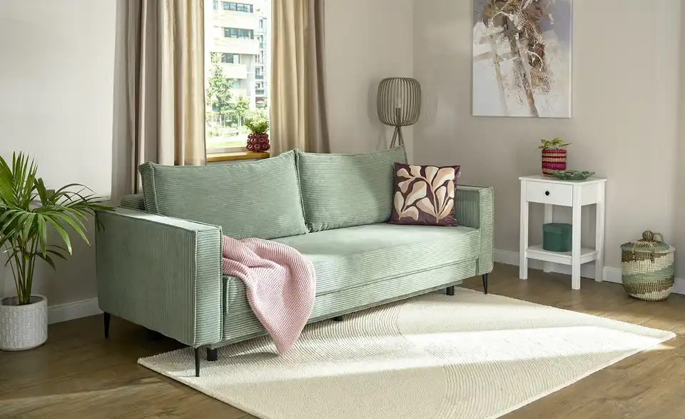 como Handweb-Teppich Kanpur, in Wohnsituation