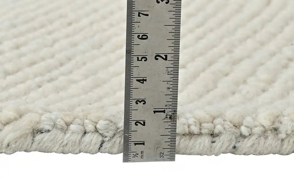 como Handweb-Teppich Kanpur, Detailansicht