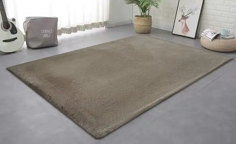 como Hochflorteppich Bunny, in Wohnsituation