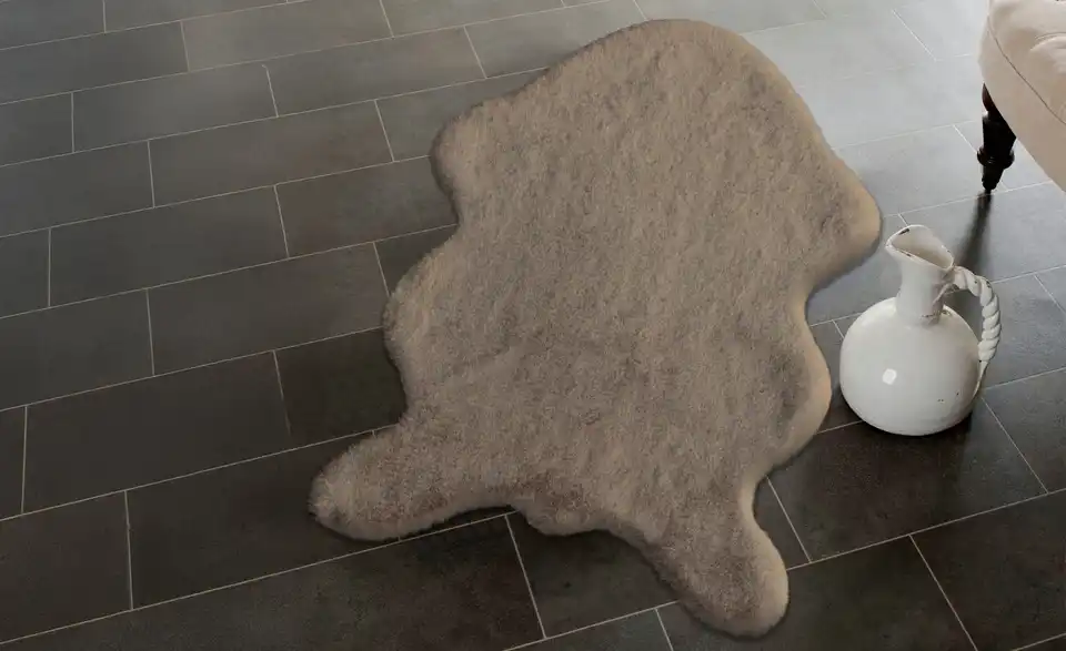 como Kunstfell Bunny Soft 60 x 90, in Wohnsituation