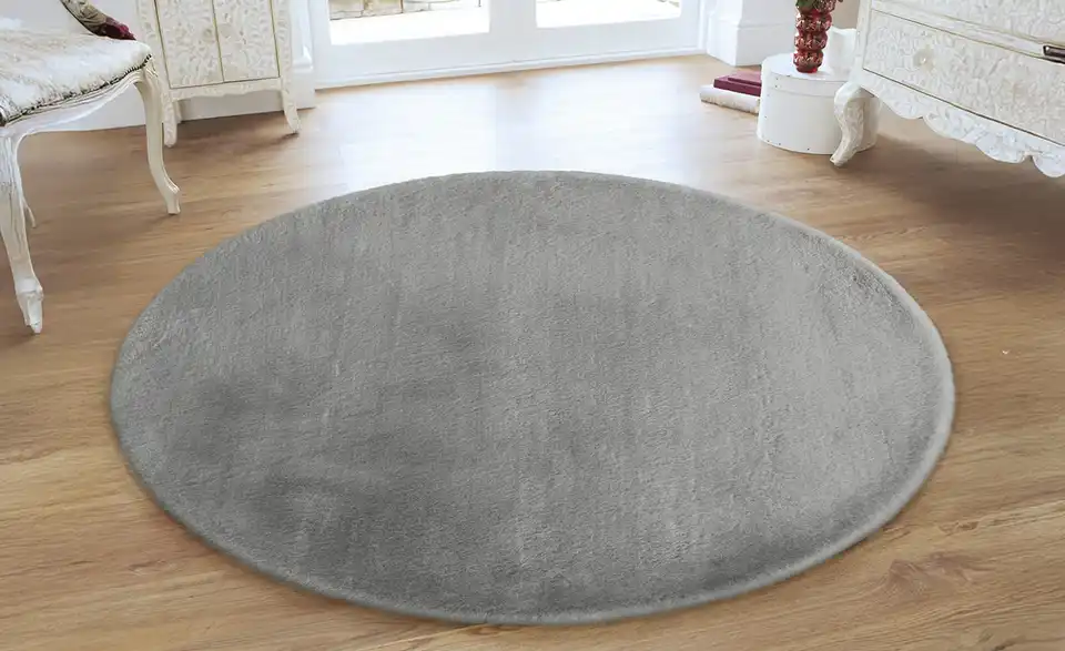 como Hochflorteppich Bunny, in Wohnsituation