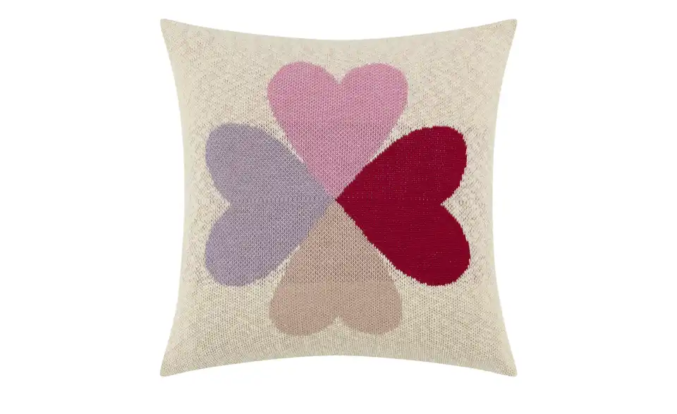 como Kissen Herzen, Frontansicht