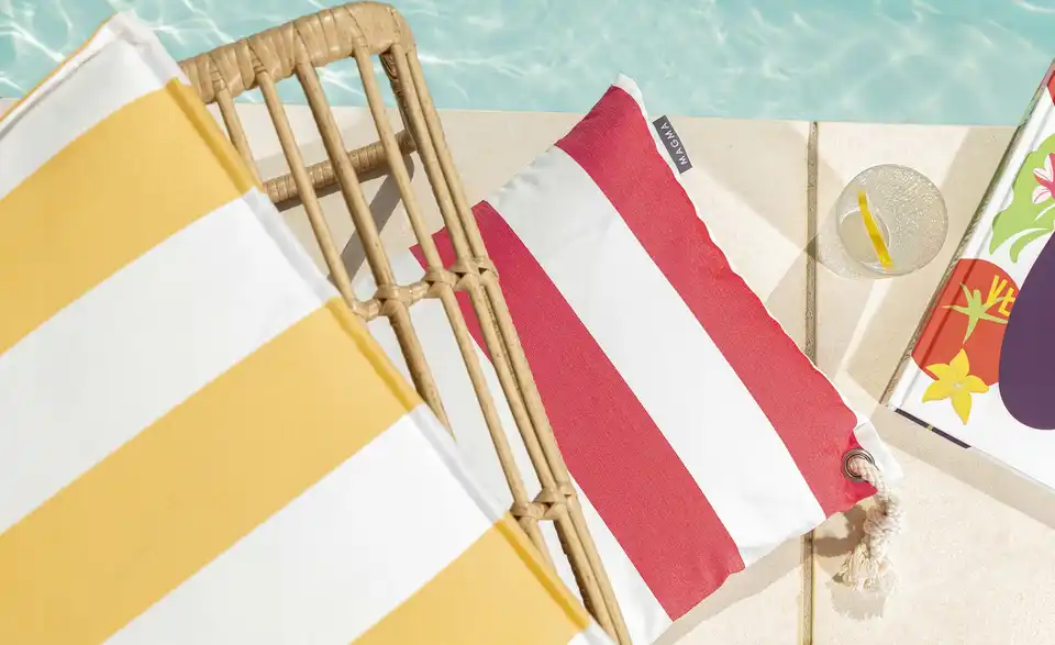 MAGMA Outdoorkissen Santorin, in Wohnsituation