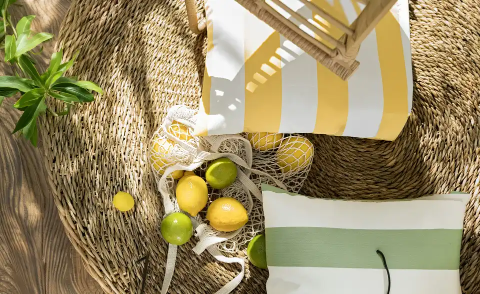 MAGMA Outdoorkissen Santorin, in Wohnsituation