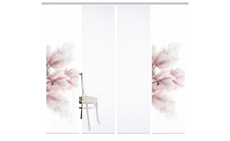 HOME in green Schiebevorhang, Perspektive