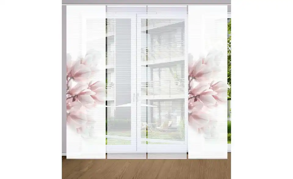 HOME in green Schiebevorhang, in Wohnsituation