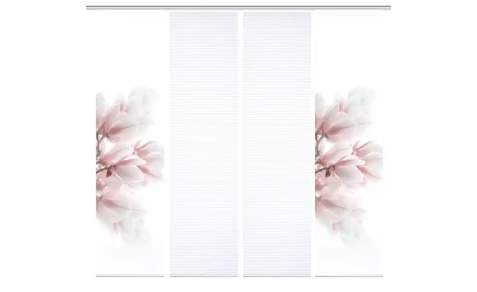 HOME in green Schiebevorhang, Frontansicht