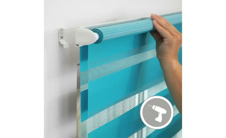 Lichtblick Duo-Rollo Klemmfix, Detailansicht