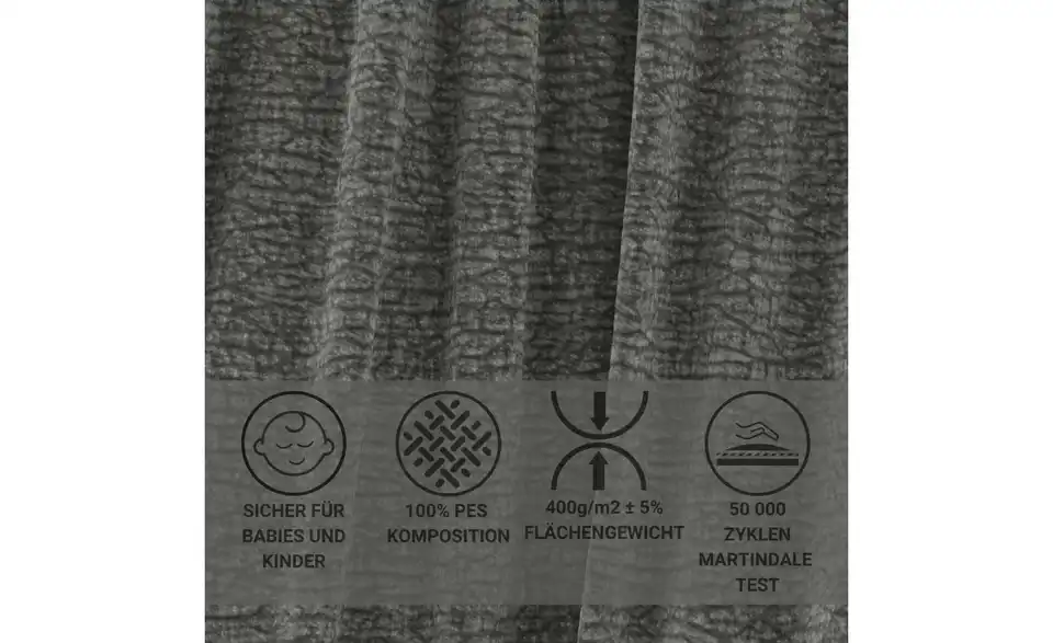 Hocker Zanzibar, Bild mit Text