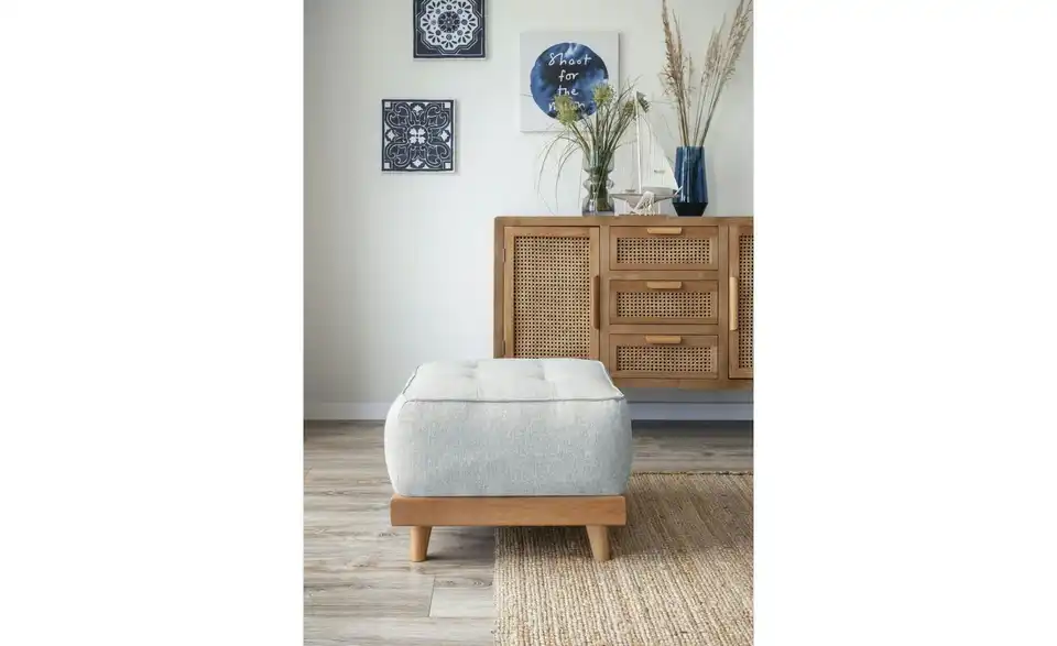 Miuform Fußhocker Dazzling Daisy, in Wohnsituation