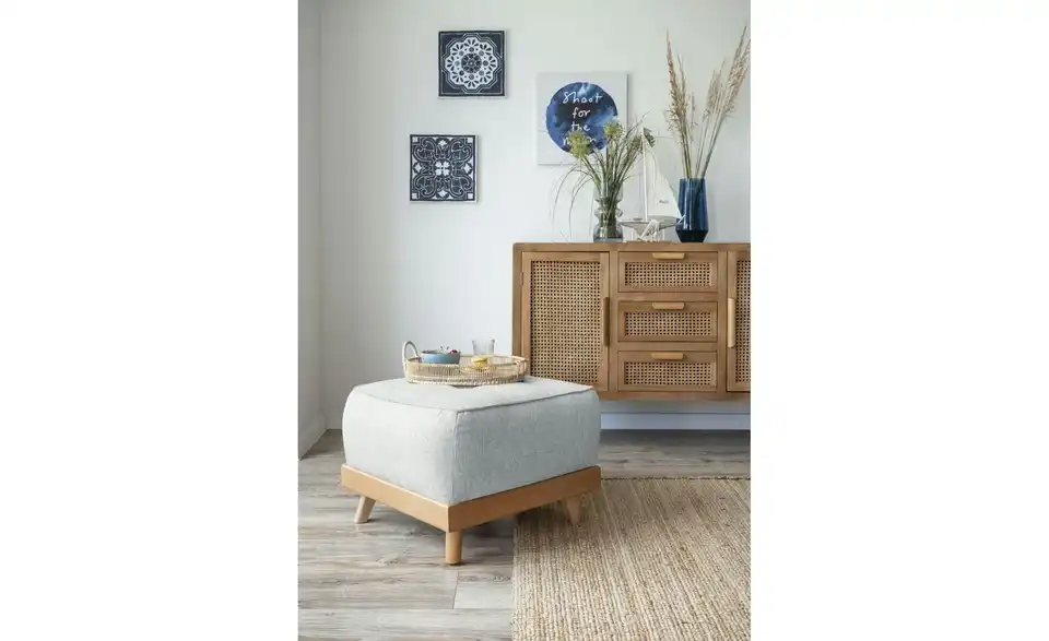 Miuform Fußhocker Dazzling Daisy, in Wohnsituation