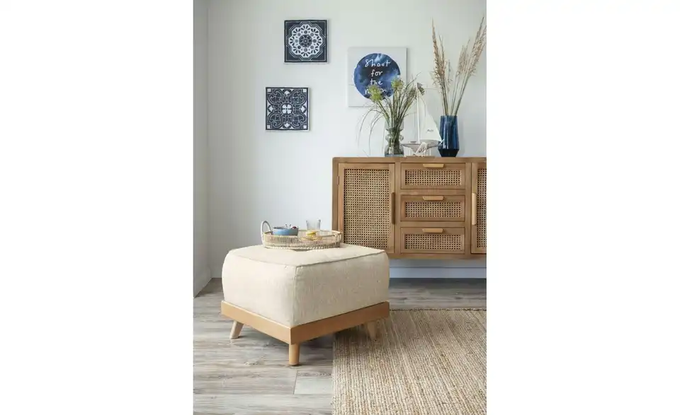 Miuform Fußhocker Dazzling Daisy, in Wohnsituation