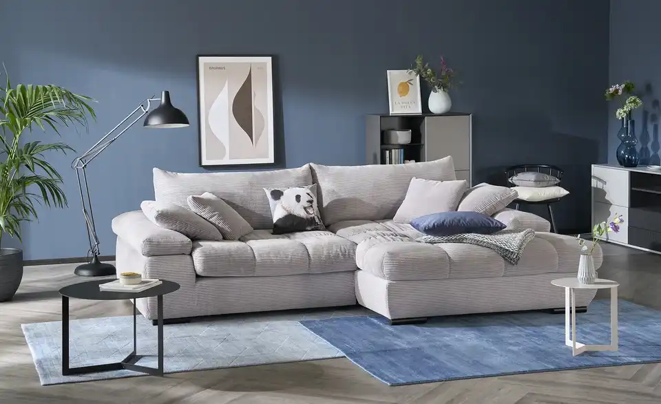 bobb Ecksofa Hella mit trendigem Cordbezug, Perspektive