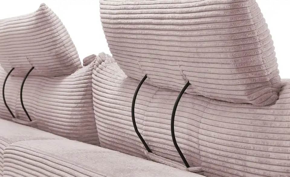 bobb Ecksofa Hella mit trendigem Cordbezug, Detailansicht