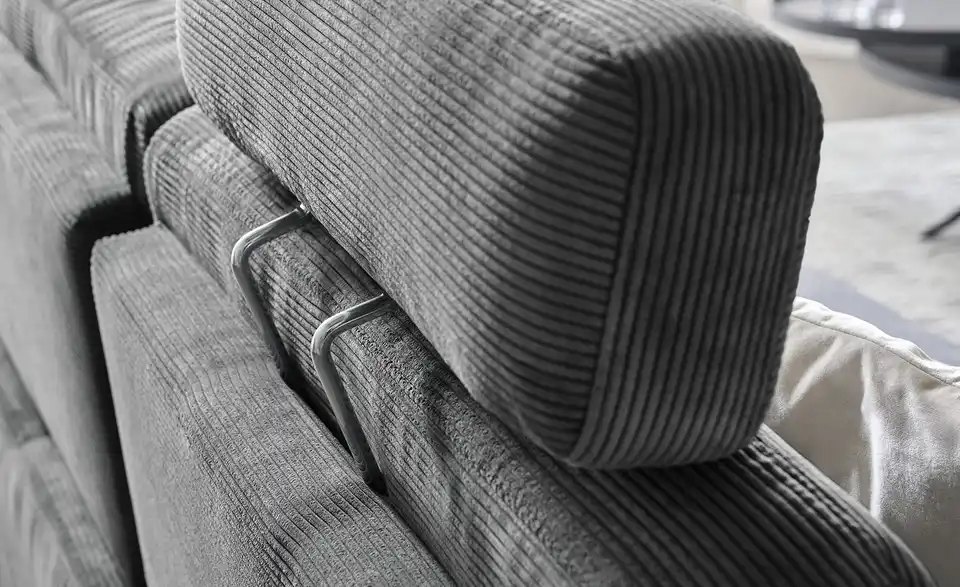 Max Schelling Ecksofa Maximum Move Feincord, Detailansicht