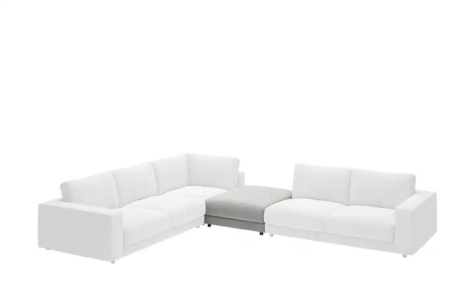 Jette Home Element Modulsofa Sila Hocker in Cord, in Wohnsituation