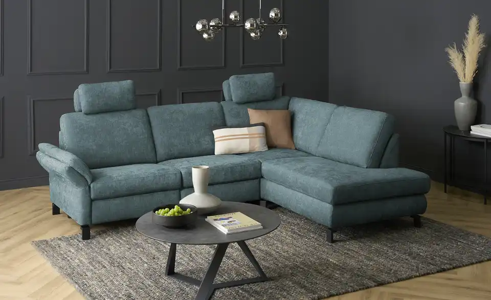 Max Schelling Ecksofa Maximum Plus Flachgewebe, Perspektive