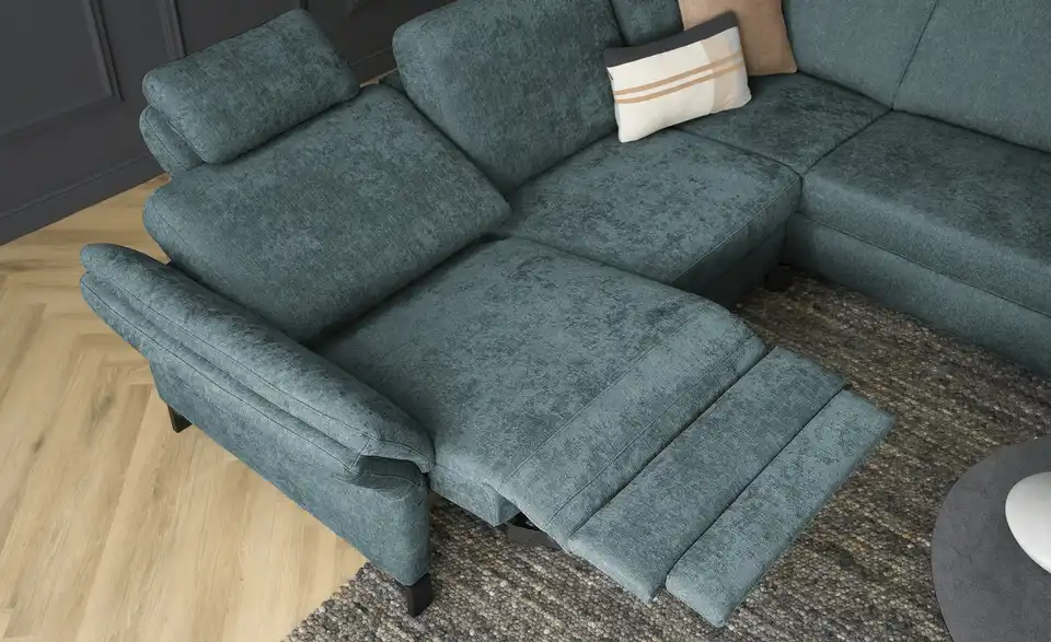 Max Schelling Ecksofa Maximum Plus Flachgewebe, Detailansicht