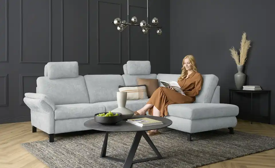 Max Schelling Ecksofa Maximum Plus Flachgewebe, in Wohnsituation