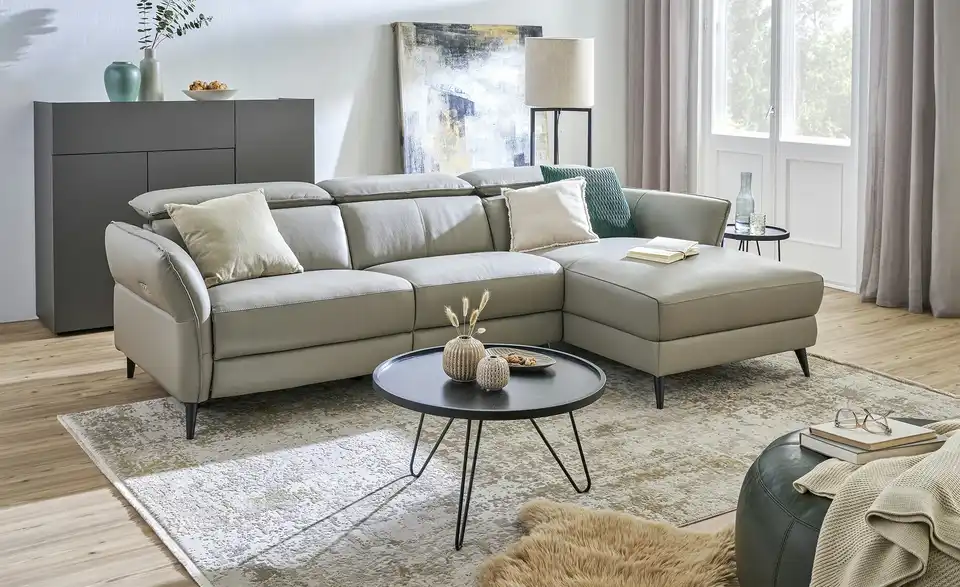 uno Ecksofa Hedy mit Relaxfunktion, in Wohnsituation
