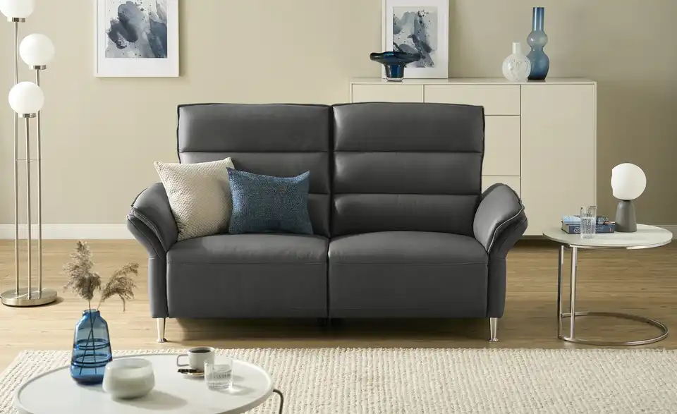 Wohnwert Einzelsofa Marlena Leder, Frontansicht