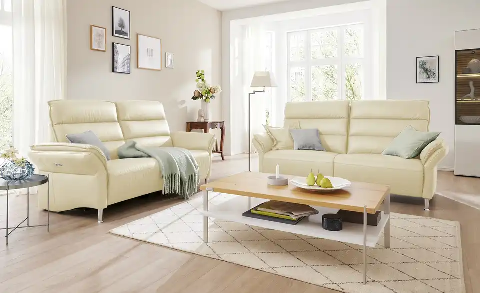 Wohnwert Einzelsofa Marlena Leder, in Wohnsituation