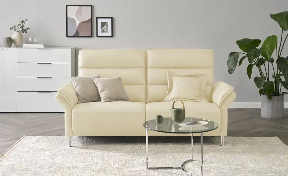 Wohnwert Einzelsofa Marlena Leder, Frontansicht