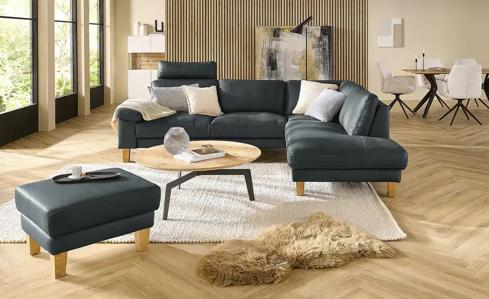 Ravensberger Werkstätten Ecksofa RW-Select Leder, in Wohnsituation