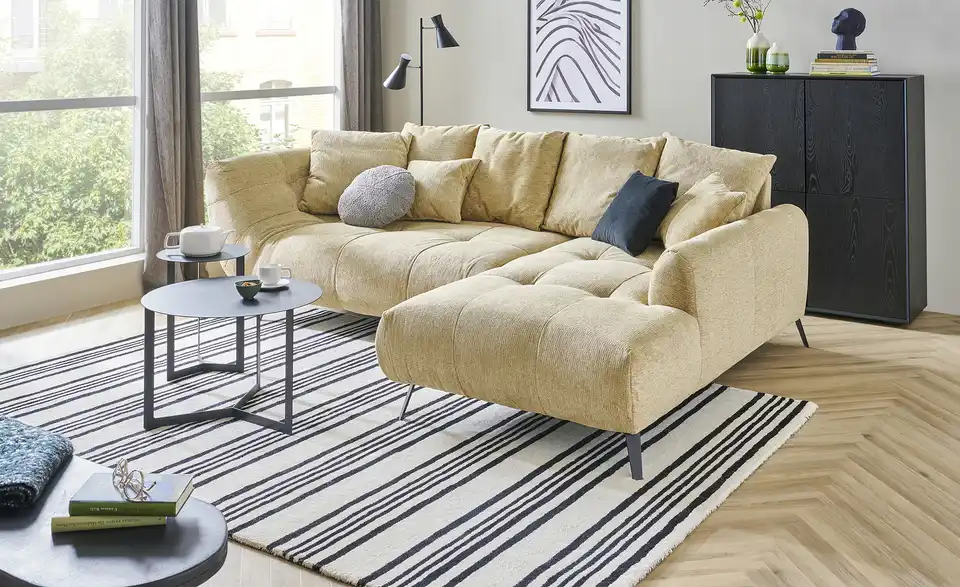 bobb Ecksofa Bellani III, in Wohnsituation