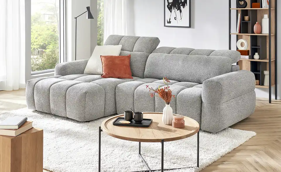 uno Ecksofa Steven, in Wohnsituation
