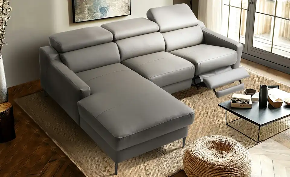 uno Ecksofa Malmo, in Wohnsituation