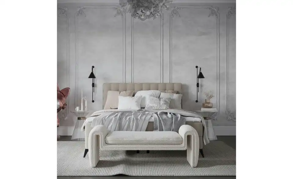 Boxbett mit Stauraum, in Wohnsituation