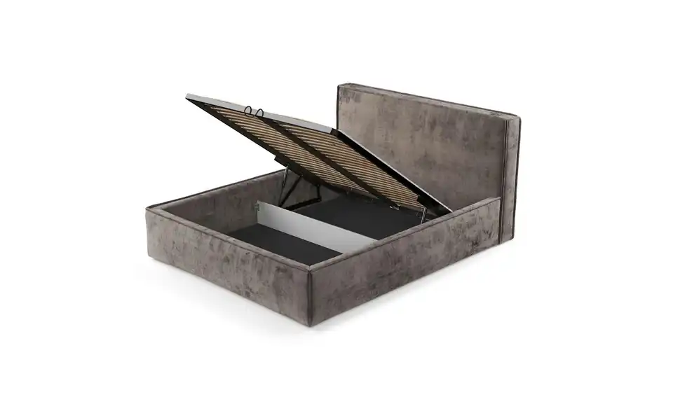 Polsterbett mit Stauraum, Funktionsansicht