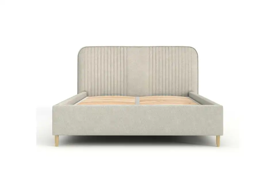 Polsterbett mit Stauraum, Frontansicht