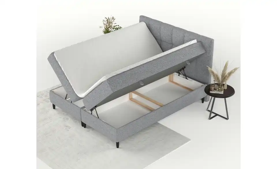 Boxbett mit Stauraum, in Wohnsituation