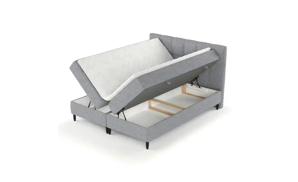 Boxbett mit Stauraum, Funktionsansicht